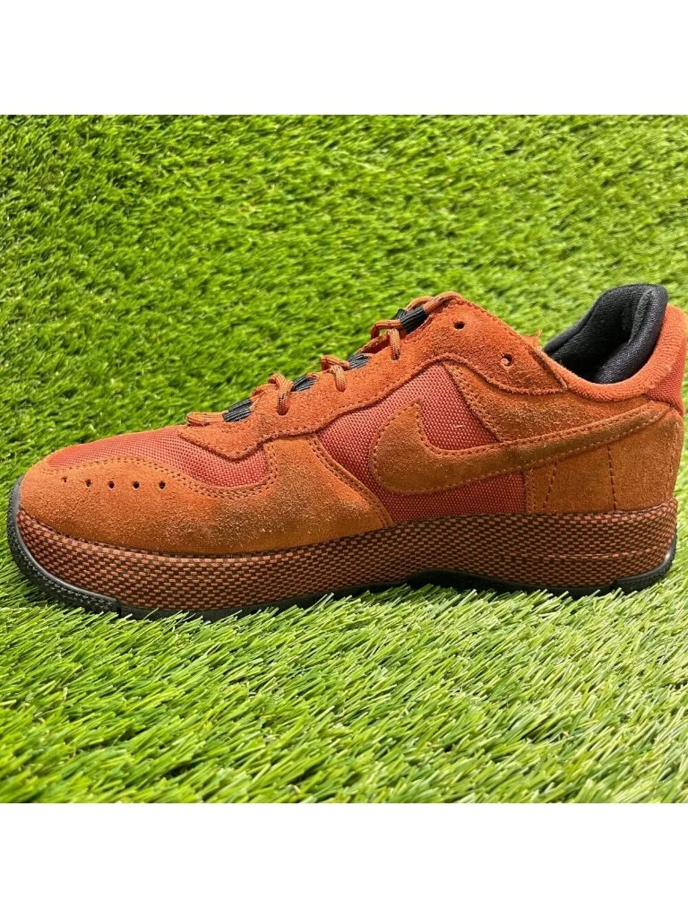 Nike Air Force 1 Wild Low Womens Size 8.5 Rugged Orange Athletic Shoes Sneakers